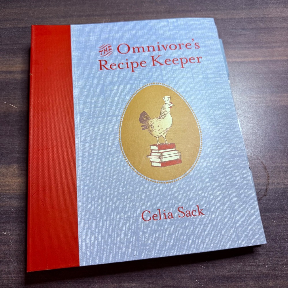 The Omnivore's Recipe Keeper Celia Sack Ten Speed Press‎ Spiral Recipe Journal